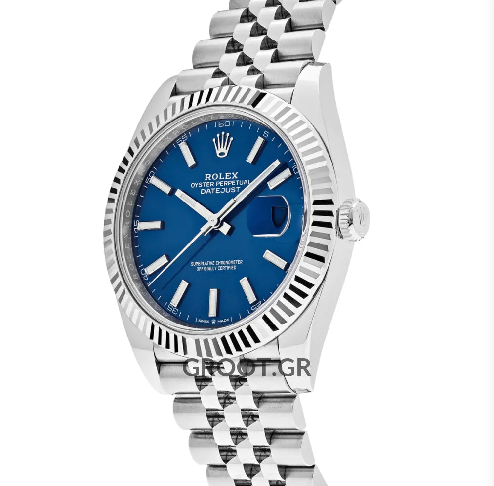 Datejust Blue Dial Jubilee 41Mm