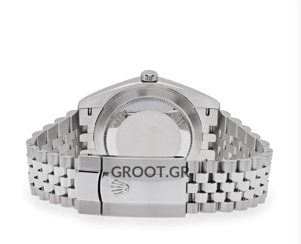 Rolex Datejust Steel Black Dial Jubilee 41Mm