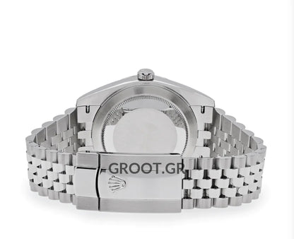 Rolex Datejust Steel Black Dial Jubilee 41Mm