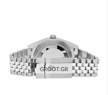 Rolex Datejust Steel White Roman Dial Jubilee 41Mm