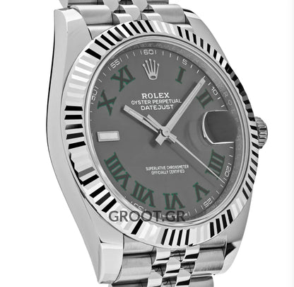 Rolex Datejust Wimbledon Steel Jubilee 41Mm