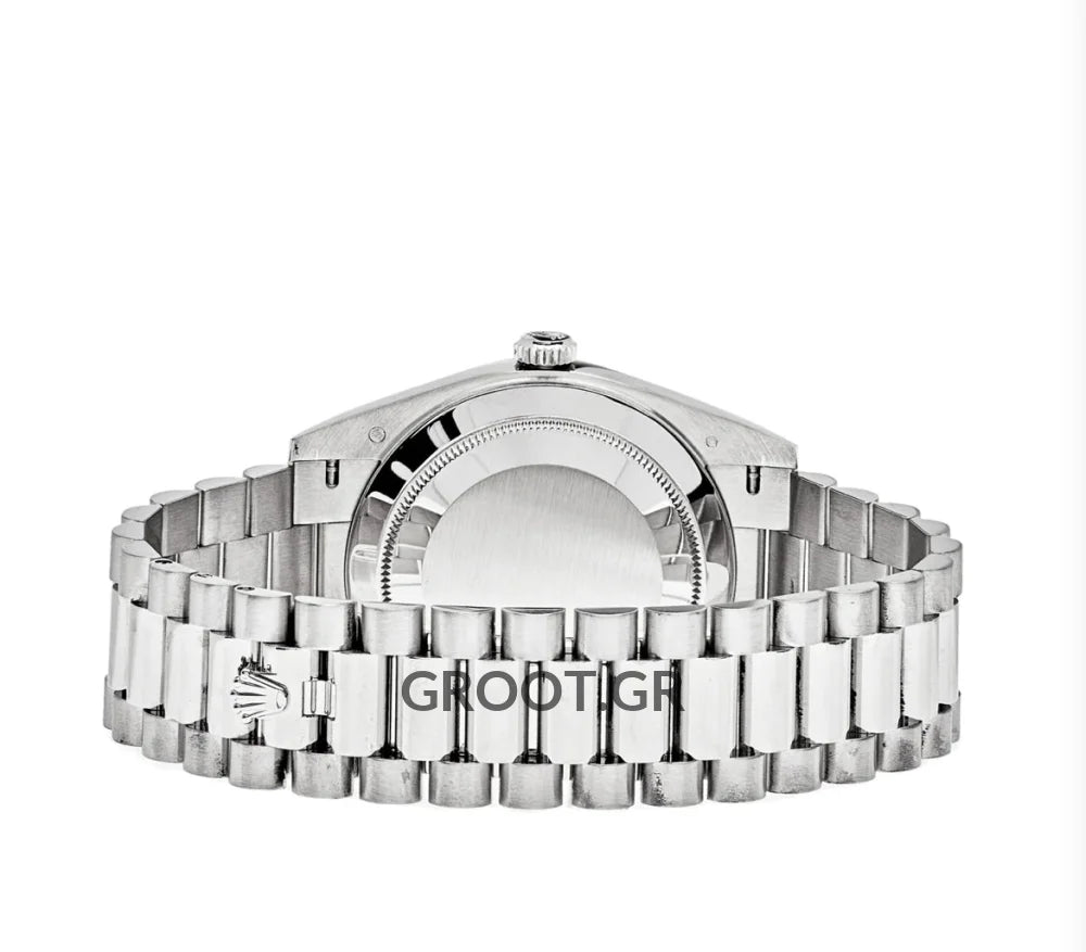 Rolex Day-Date Steel Blue Roman Dial President 40Mm