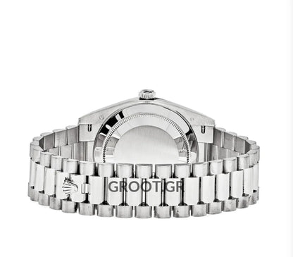 Rolex Day-Date Steel Blue Roman Dial President 40Mm