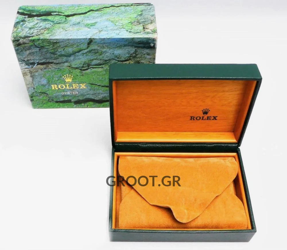 Rolex Day-Date Yellow Gold Black Diamond Dial 40Mm