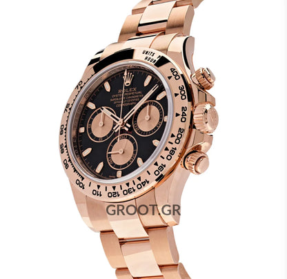 Rolex Daytona Rose Gold Black & Pink Dial 40Mm