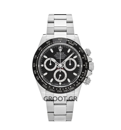 Rolex Daytona Steel Black Dial Ceramic Bezel 40Mm