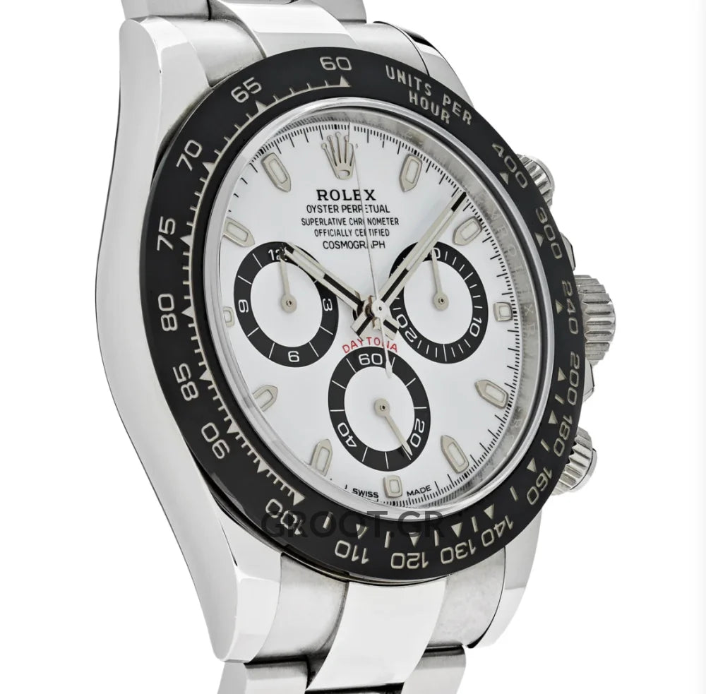 Rolex Daytona White Dial Ceramic Bezel 40Mm