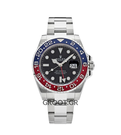 Rolex Gmt-Master Ii Pepsi Black Dial Oyster 40Mm