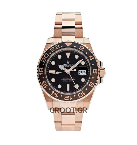 Rolex Gmt-Master Ii Rootbeer Black Dial 40Mm
