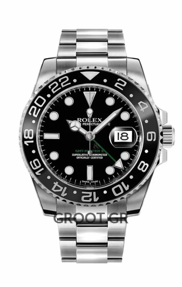 Rolex Gmt-Master Ii Steel Black Dial 40Mm