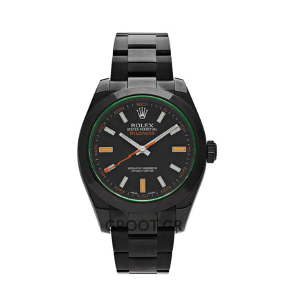 Rolex Milgauss Black Pvd Coated Steel Dial 40Mm