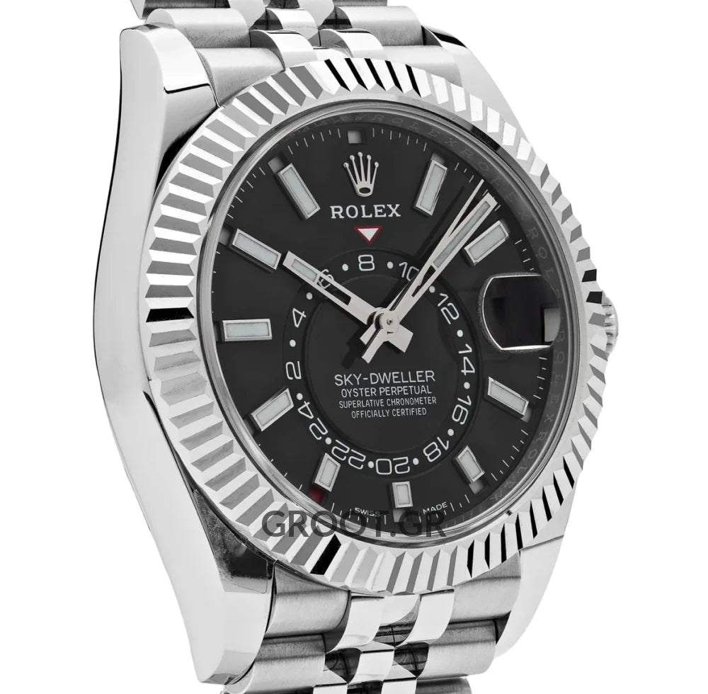 Rolex Sky-Dweller Black Dial Jubilee 42Mm