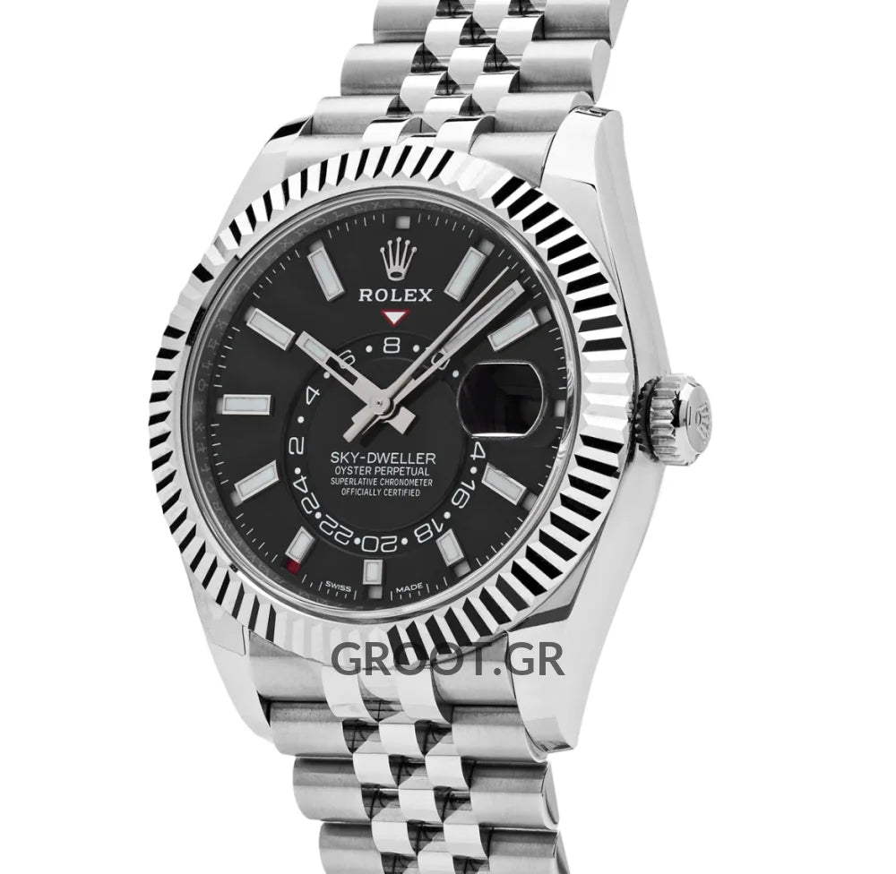 Rolex Sky-Dweller Black Dial Jubilee 42Mm