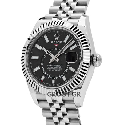 Rolex Sky-Dweller Black Dial Jubilee 42Mm