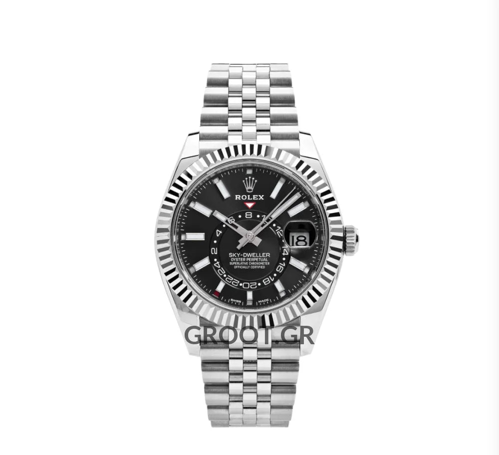 Rolex Sky-Dweller Black Dial Jubilee 42Mm