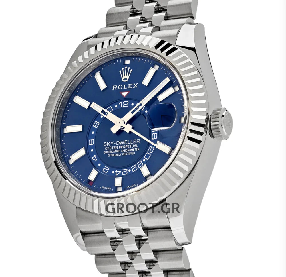 Rolex Sky-Dweller Blue Dial Jubilee 42Mm