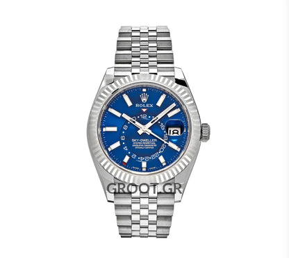 Rolex Sky-Dweller Blue Dial Jubilee 42Mm