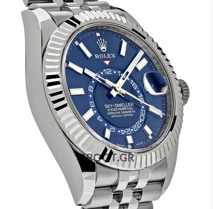 Rolex Sky-Dweller Blue Dial Jubilee 42Mm