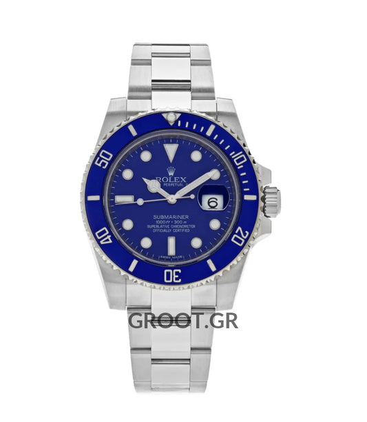 Rolex Submariner Date Blue Ceramic Bezel 41Mm