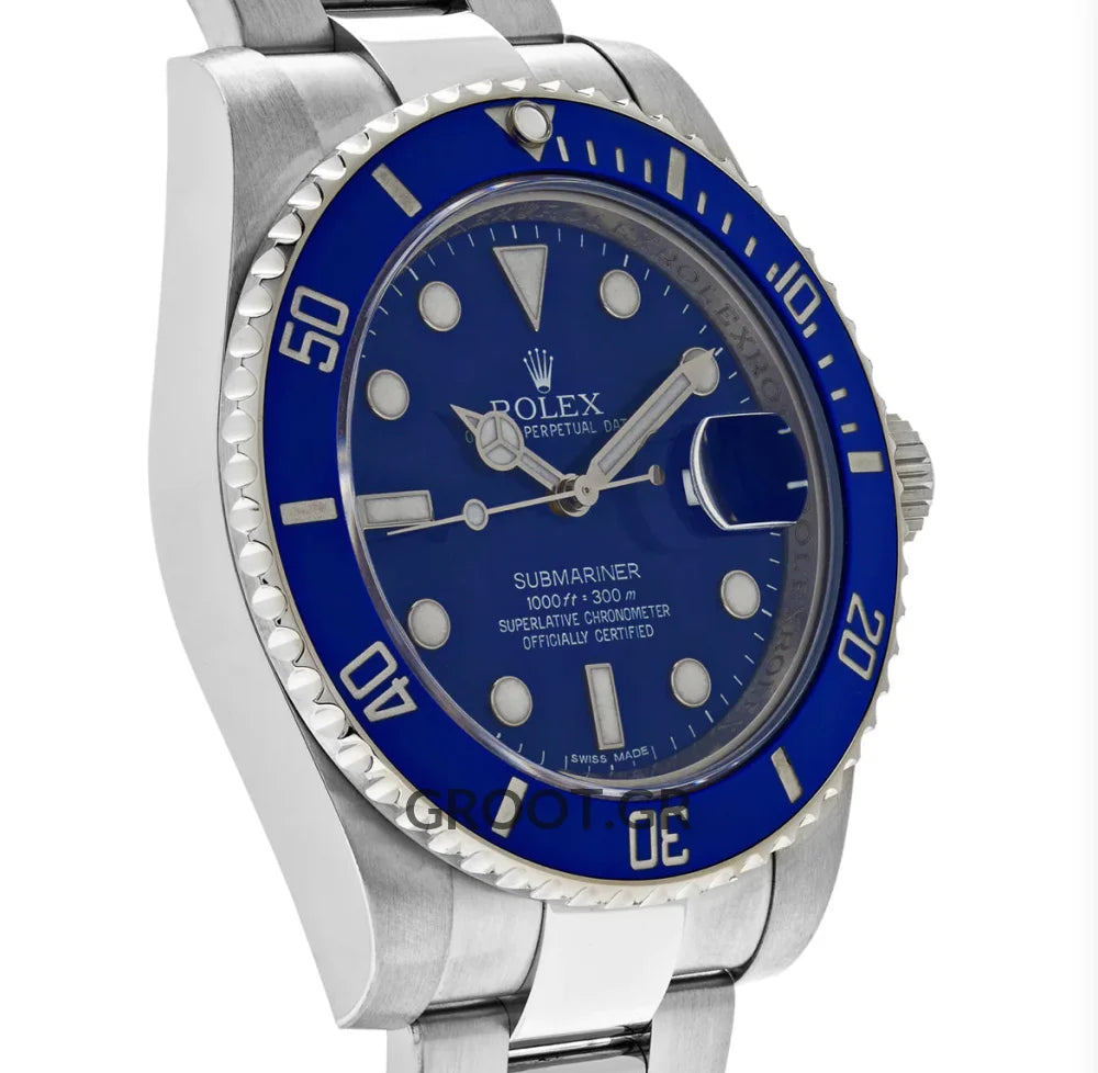 Rolex Submariner Date Blue Ceramic Bezel 41Mm
