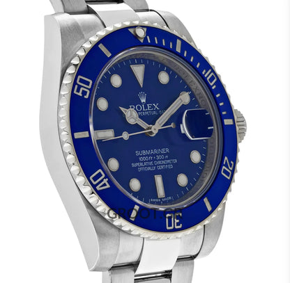 Rolex Submariner Date Blue Ceramic Bezel 41Mm