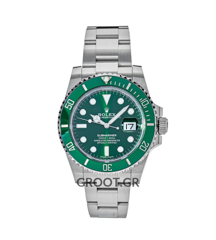Rolex Submariner Date Green Hulk Ceramic Bezel 41Mm
