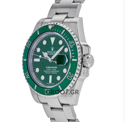 Rolex Submariner Date Green Hulk Ceramic Bezel 41Mm