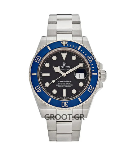 Rolex Submariner Smurf Black Ceramic Blue Bezel 41Mm