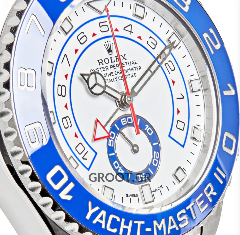 Rolex Yacht-Master Ii Steel White Dial 44Mm