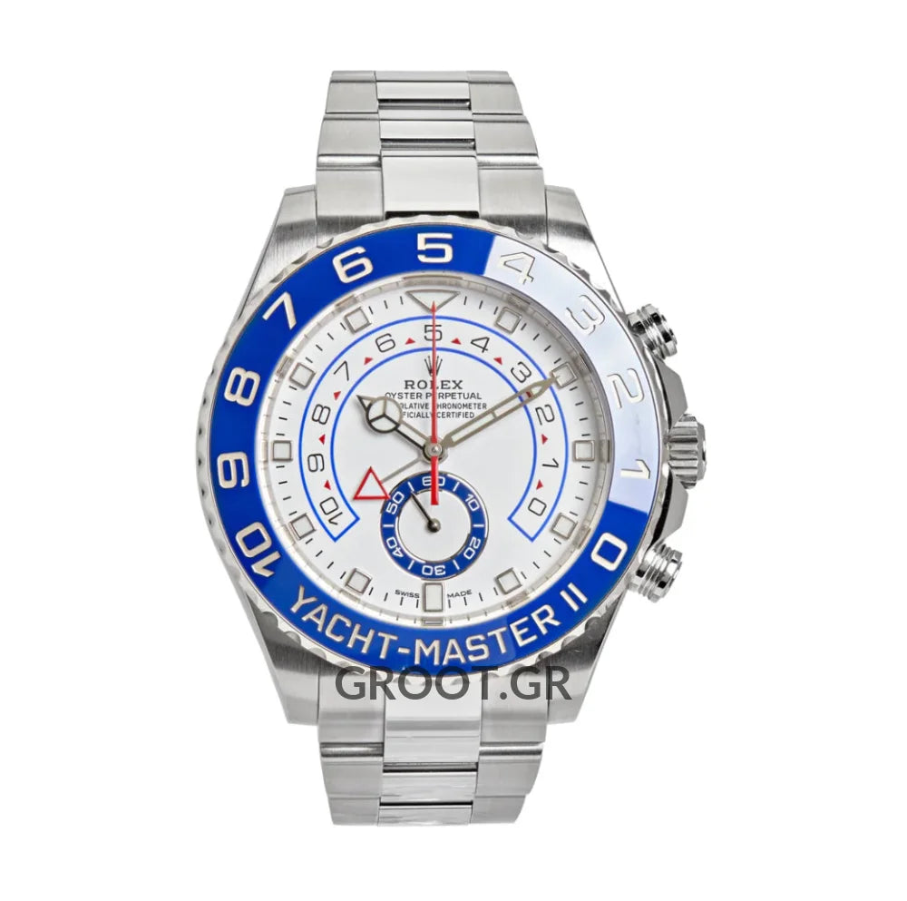 Rolex Yacht-Master Ii Steel White Dial 44Mm